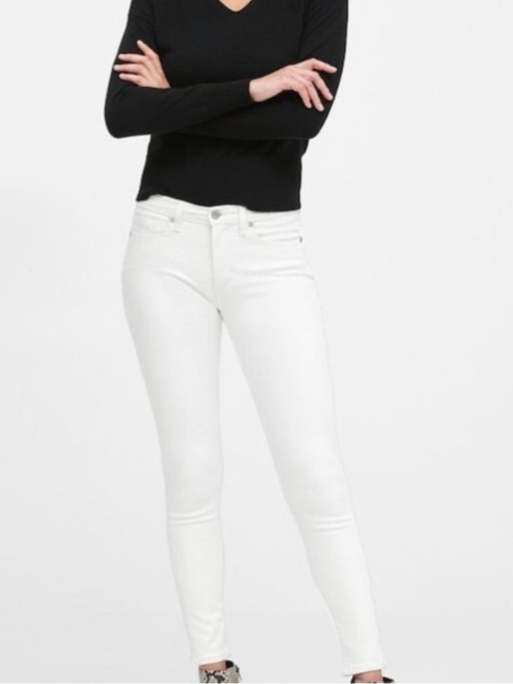 NWT Banana Republic Mid Rise Skinny Ankle Jeans